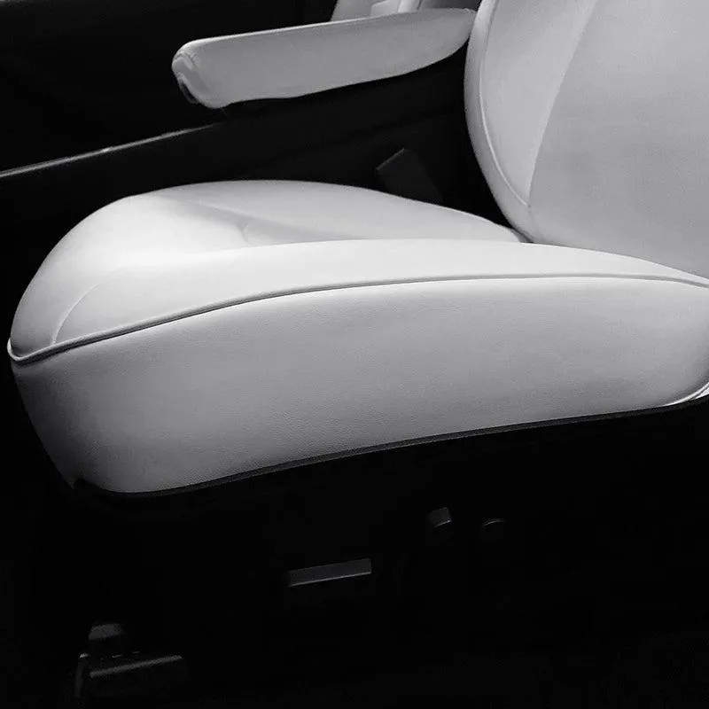 TAPTES® White Seat Covers for Tesla Model Y Model 3 Front Seats, Not for Model 3 Highland