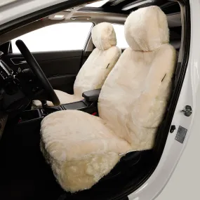 TARRAMARRA® Premium Sheepskin Car Seat Covers Ivory Air bag Safe