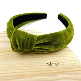 Top Crate Velvet Knotted Headband