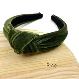 Top Crate Velvet Knotted Headband